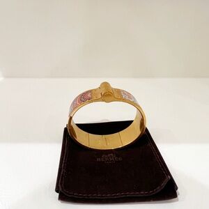 Gold Enamel Bracelet